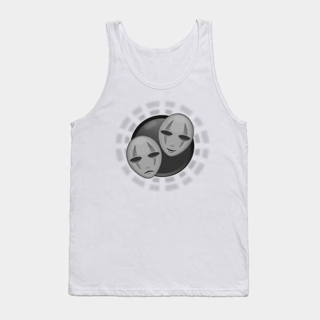 Twin Masks Tank Top by Winterplay